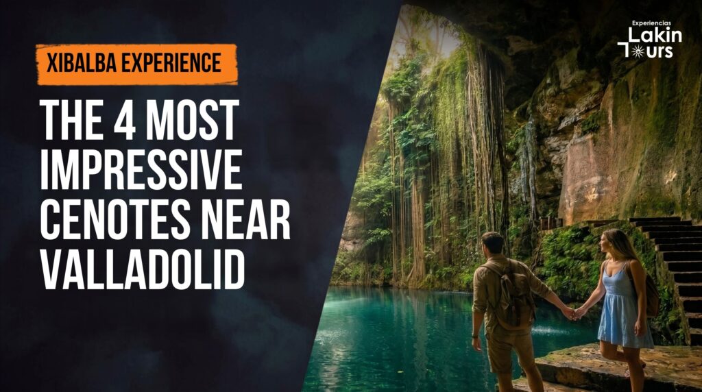 The four cenotes of the Xibalbá Experience near Valladolid Yucatán: Ik Kil, Xcajum, Xkekén and Samulá