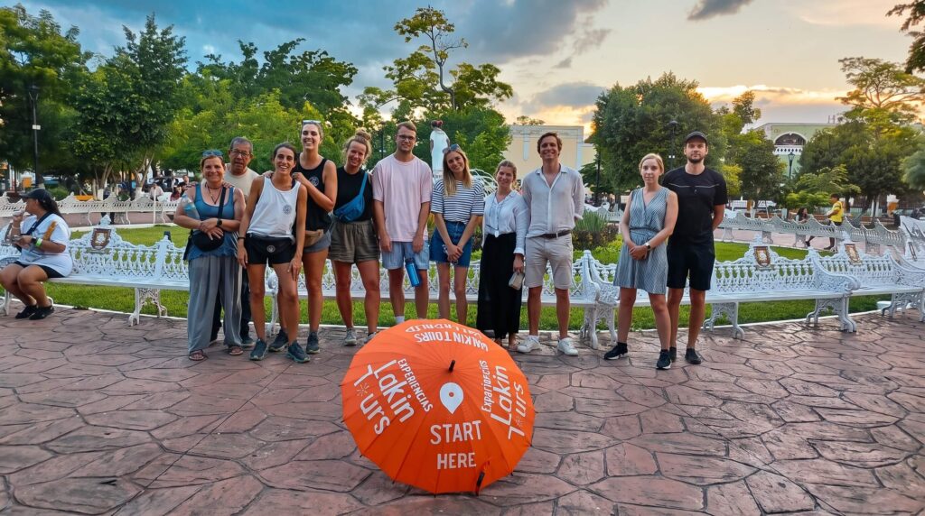 Walking Tour through the colonial streets of Valladolid with a Lakin Tours local guide